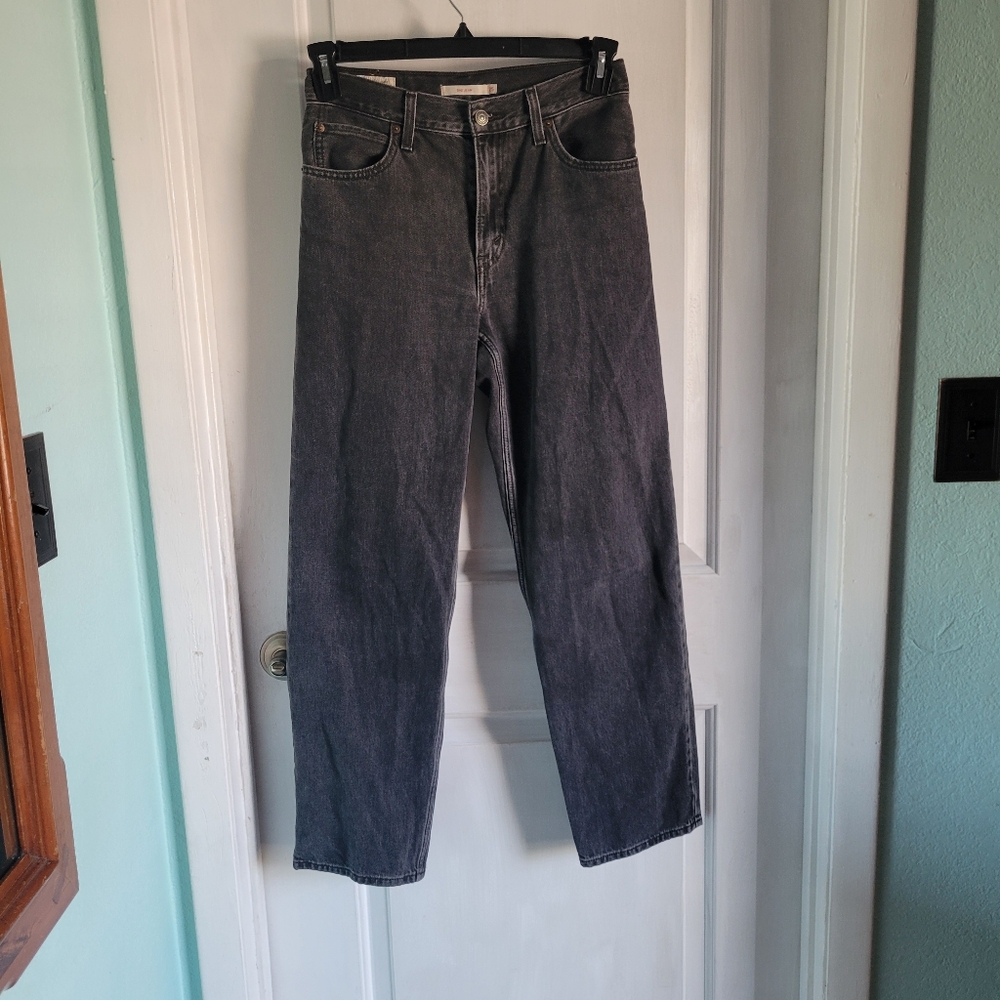 Levi's | Women's High Rise Charcoal Dad Jeans | Size 25